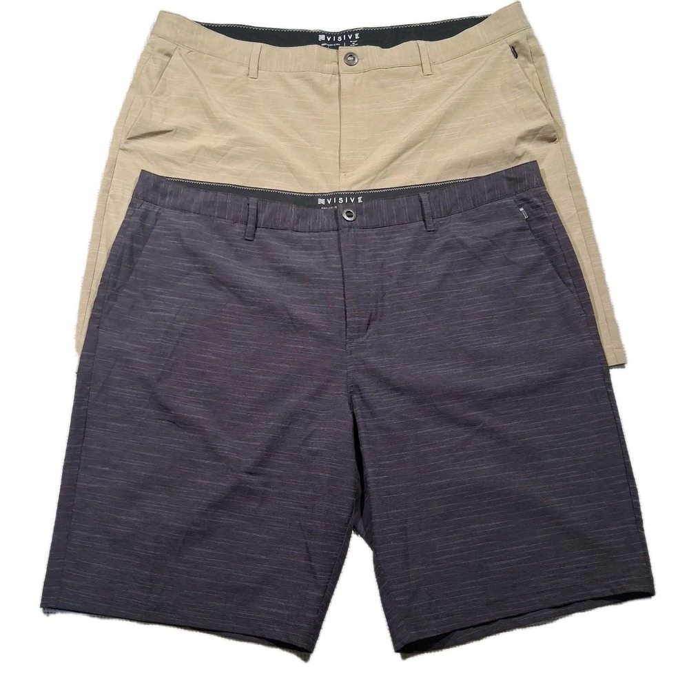 LOT of 2 VISIVE Quick Dry Swim Shorts Slub Hybrid Stretch Board Casual‎ Men's 42